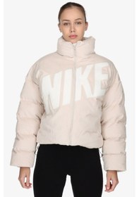 Resim Nike Sportswear Therma Fit Essential Prima Womens Cream Jacket Kadın Mont Krem 