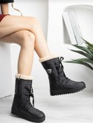 Resim Twingo Kadın Kürklü Termal Kaymaz Taban Anne&kız Çocuk Kombin Kar Botu 