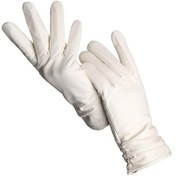 Resim Moda Kadın Eldivenleri Renk Koyun Derisi Kış Sıcak İnce Klasik Stil Eldivenler Yüksek Kalite Bej 