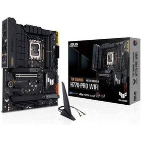 Resim TUF GAMING H770-PRO WIFI DDR5 HDMI DP PCIe 16X v5.0 1700p ATX Asus