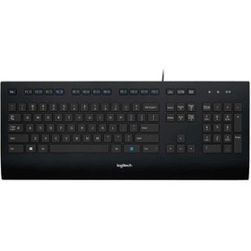 Resim logitech K280e 920-010066 Pro Kablolu Klavye - Siyah 