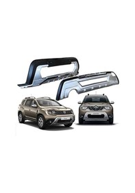 Resim Dacia Duster 2018-2020 Ledli Ön Arka Tampon Ek Koruma Difüzör 