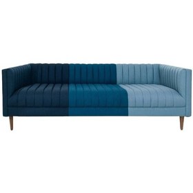 Resim Beren Üçlü Kumaş Ofis Kanepesi Mavi 