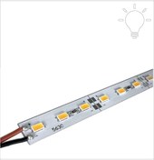 Resim burul 100 Cm Alüminyum Taban Bar Led 5630 12 Volt 10 Adet 