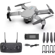 Resim Ozmik E88 Pro Mini Drone Quadcopter Wifi Fpv Drones ile geniş açı Hd 4K kamera yüksekliği RC 