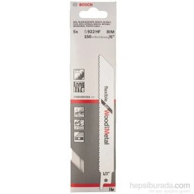 Resim Bosch - Flexible Serisi Ahşap Ve Metal İçin Tilki Kuyruğu Bıçağı S 922 Hf - 5'Li Paket 