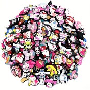 Resim () 40 adet Sanrio Takım Elbise, Yeni Sanrio Ayakkabı Süs Aksesuarları, PVC Yumuşak Kauçuk Ayakkabı Süsü ve Ayakkabı Tokası, Karikatür Animasyon 