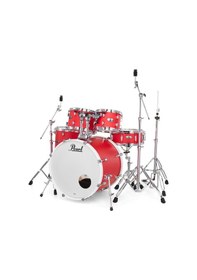 Resim Pearl Dmp905/c899 Decade Maple Matte Racing Red 5 Parça 20b/10t/12t/14f/14s Aksamlı Akustik Davul Seti 