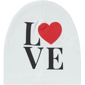 Resim Albimama Love 6-9 Yaş Çocuk Kız Bere - Beyaz - Beyaz / Standart 