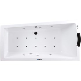 Resim Tek Kişilik Renkli Jakuzi | Asimetrik | Sanacryl - 90x170 / Lacivert / 1 Kişilik 