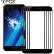 Resim Cbtx Samsung Galaxy A3 2017 / A320 Uyumlu 10 Adet Ön Ekran Dış Cam Lens Siyah 