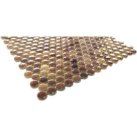 Resim MozaiKristaL Tüm yüzeyler için Ø 22x6mm. P. Krem Kahve, 31,5x31,5x31,5cm. Fileli Cam Mozaik. ( 1 m2 Fiyatıdır ) 