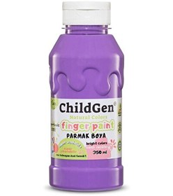 Resim ChildGen 350 ML Mor Süper Yıkanabilir Parmak Boya 