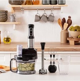 Resim Pazarcan Karaca Mastermaid Prosteel 2000W Mutfak Robotu, Siyah 
