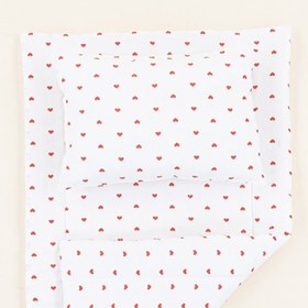 Resim Alt Açma Matı ve Yastık - Kırmızı Kalp 