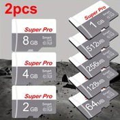 Resim 2 Adet Hafıza Kartı 8GB 4GB 2GB 1GB Adaptör ile, Yüksek Hızlı Flaş TF Kart 512MB 256MB 128MB 64MB, A1 C10 Hafıza TF Kartı Tablet/Kamera/Cep Telefonu/Dizüstü Bilgisayar/Bilgisayar/Otomobil Ses Sistemi/Oyun Konsolu/Ses Kayıt Cihazı - Dosyalarınızı Güvenli Bir Şekilde Saklayın! 