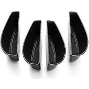 Resim Neevoyu Id.4 Id4crozz Id4x İçin Kapı El Tutucu Depolama Kutusu Seti 4 Adet - Plastik Siyah - Kolay Kurulum - Düzenli Depolama 