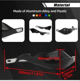 Resim Chuangyinshop Orange Jfg Racıng Dirt Bike Elcikleri 7/8" 1-1/8" Çapında Motor Bisikletleri İçin 