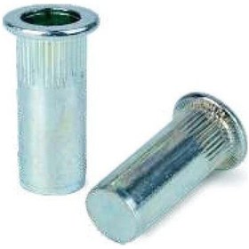 Resim Arkası Kapalı Silindir Şapkalı Kafa Çelik Somun Perçin M6 Metrik 6 - 500 Adet 