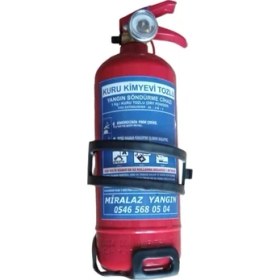 Resim 1 kg Yangın Söndürme Tüpü Askı Aparatlı 