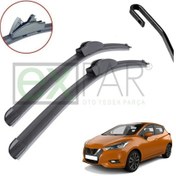 Resim Nissan Micra Ön Cam Silecek Süpürgesi Takımı 2019 - 2022 Micra Ön Silecek Sağ Sol 