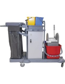 Resim Kat Hizmet Arabası Dolaplı Plastik 