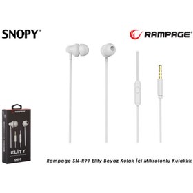 Resim Rampage SN-R99 Elity Pembe Kulak İçi Mikrofonlu Kulaklık 