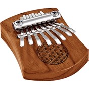Resim Meinl Sonic Energy KL802FOL Mini Solid Flower Of Life C Major 8 Note Kalimba (Red Zebrawood) 