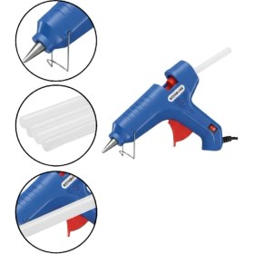 Resim Die Grup 11 mm Silikon Uyumlu 80 W Güçlü Silikon Tabancası 5 Adet Silikon Hediyeli 