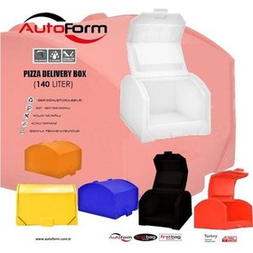 Resim Motosiklet Kurye Servis Çantası Nano Beyaz 90 Litre. Pe 