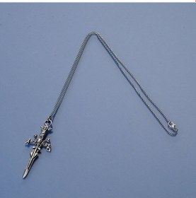 Resim Şövalye Büyük Kılıcı Erkek Kolye Takı Aksesuar K24 T5 