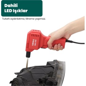 Resim Yıhua 960-V90 Plastik Kaynak Makinesi LED Işıklı Yüksek Güçlü Kaynak Seti 