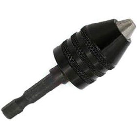Resim Moveevo Siyah Hızlı Değişimli Altıgen Saplı Üç Tırnaklı Delik Mandreni 0.3-6.5mm Elektrik Taşlama Makinesi İçin Ayarlanabilir Karbon Çelik 