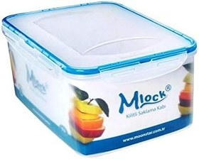 Resim Moon Star Hava Sızdırmaz Contalı 4Kilitli Saklama Kabı 5Litre ML-172 