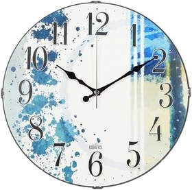 Resim Emores 36 Cm Dekoratif Gerçek Cam Bombe Sessiz Mekanizma Duvar Saati 