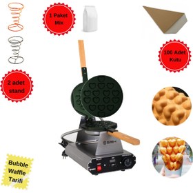 Resim Bubble Waffle Makine Seti 