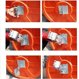 Resim LOREX LR-A35W Trafik Güvenlik Aynası - Otopark Aynası 80 cm - Dış Bükey Ayna - Duvar ve Direk Montaj Aparatı Dahil 
