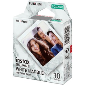 Resim Fujifilm Instax Square Whitemarble 10'lu Kare Özel Film 