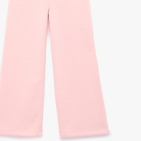 Resim Koton Beli Lastikli Biyeli Basic Geniş Paça Eşofman Altı Pembe 6skg40101ak Gül 