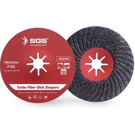 Resim Sgs TURBO FİBER DİSK ZIMPARA (115MM) 