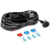 Resim Pazly Siyah Mk 12v Led Işık Çubukları Kablo Demeti Seti, Güç Rölesi, Bıçak Sigorta, Kamyon Ve Off Road Uygulamaları İçin 