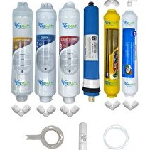 Resim Pemax Water Solutions Kapalı Kasa Su Arıtma Cihazlarına Uygun Eco 6'lı Vontron Mebran Mineral-Tatlandırıcı Set 