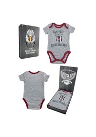 Resim Beşiktaş Body Kartal Baskılı Hediyelik Ahşap Kutu Gri 