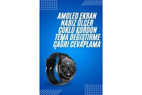 Resim Krm 2025 Model Yeni Nesil Gps Uyumlu Uyku Takibi ve Sağlık Takibi Spor Modları Krm 
