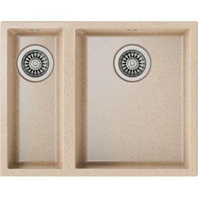 Resim SQUARE 560 TG AVENA BEIGE Tezgahaltı Granit Eviye Bej 56 cm 115260031 