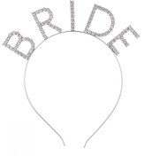 Resim NessiWorld Mega Boy Kristal Taşlı Gümüş Bride Taç Gelin Tacı 20X21 cm 