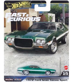 Resim HOT WHEELS Premium 2024 Mix 2 Fast & Furious 1972 Ford Gran Torino Sport 