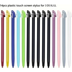Resim Sunshine022 14 Adet 3ds Xl/ll İçin Plastik Dokunmatik Kalem - Elektriksiz Stylus 