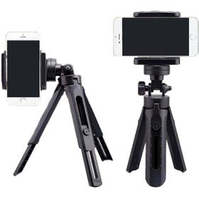 Resim Taşınabilir Aksiyon Kamera Cep Telefonu Yükseklik Ve Yön Ayarlı Mini Tripod 