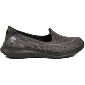 Resim Pierre Cardin Füme Siyah Fileli Hafif Kolay Giyebilir Kadın Günlük Ayakkabısı Pc-30168 Z Füme-siyah 